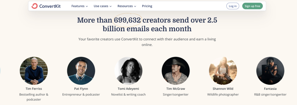 Convertkit vs Mailchimp: convertkit use cases